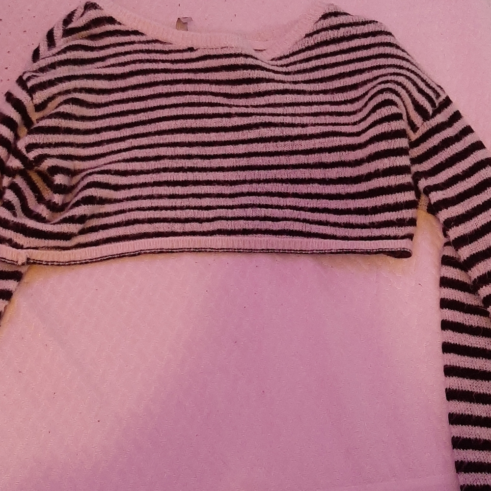 Long sleeve crop top